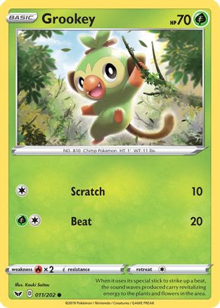 Grookey (011/202) [SWSH01 Sword & Shield Base Set] - Common