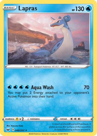 Lapras (048/202) [SWSH01 Sword & Shield Base Set] - Rare