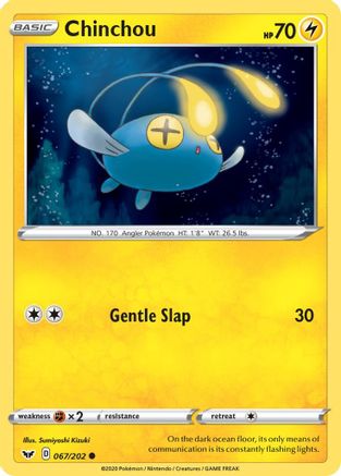 Chinchou (067/202) [SWSH01 Sword & Shield Base Set] - Common
