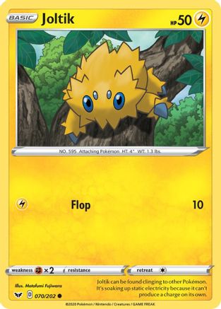 Joltik (070/202) [SWSH01 Sword & Shield Base Set] Reverse Holofoil - Common
