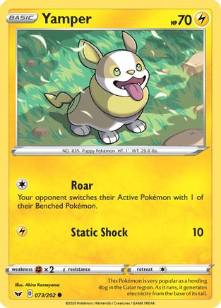 Yamper (073/202) [SWSH01 Sword & Shield Base Set] - Common