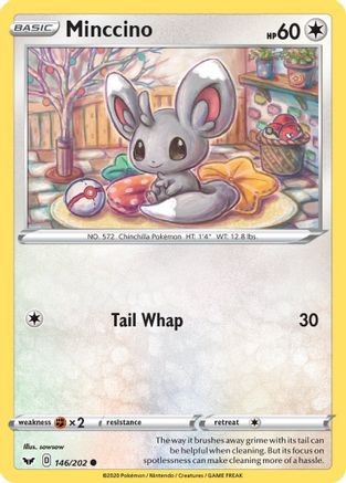 Minccino (146/202) [SWSH01 Sword & Shield Base Set] - Common