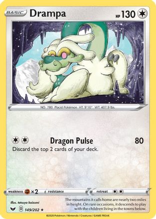 Drampa (149/202) [SWSH01 Sword & Shield Base Set] - Rare