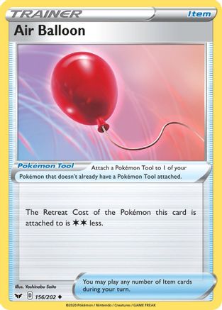 Air Balloon (156/202) [SWSH01 Sword & Shield Base Set] - Uncommon