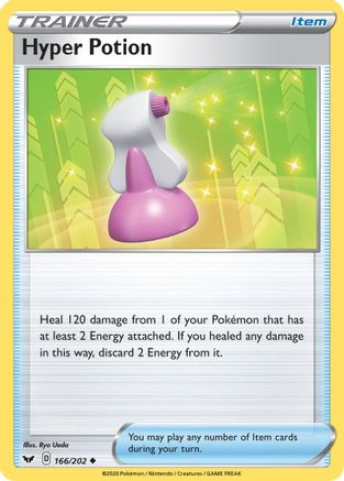 Hyper Potion (166/202) [SWSH01 Sword & Shield Base Set] - Uncommon