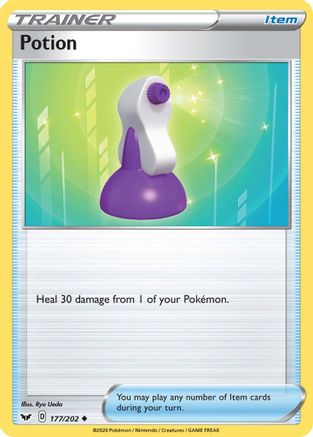 Potion (177/202) [SWSH01 Sword & Shield Base Set] Reverse Holofoil - Uncommon