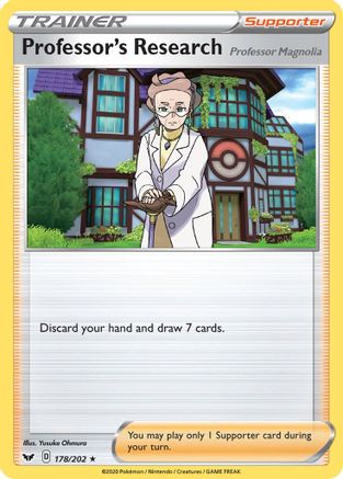 Professor's Research (178/202) [SWSH01 Sword & Shield Base Set] Holofoil - Holo Rare
