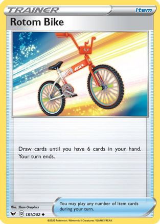 Rotom Bike (181/202) [SWSH01 Sword & Shield Base Set] - Uncommon