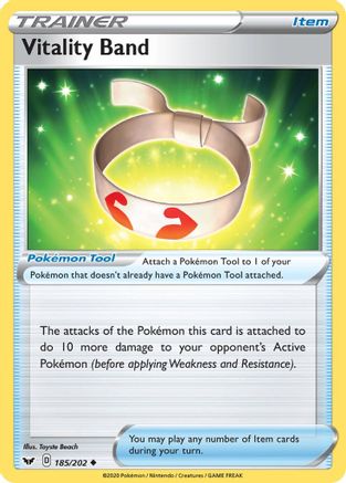 Vitality Band (185/202) [SWSH01 Sword & Shield Base Set] - Uncommon
