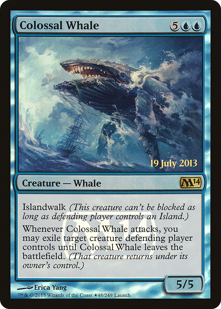 Colossal Whale (LARP-048) [Magic 2014 Promos] Foil