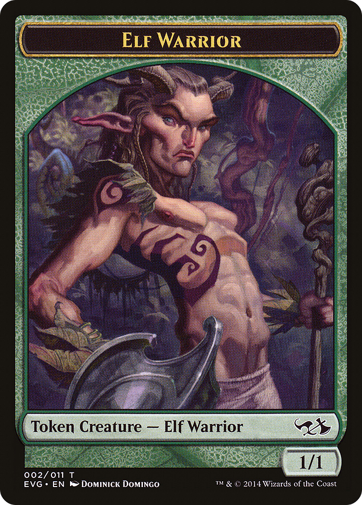 Elf Warrior Token (DD3-002) [Duel Decks Anthology: Elves vs. Goblins Tokens]