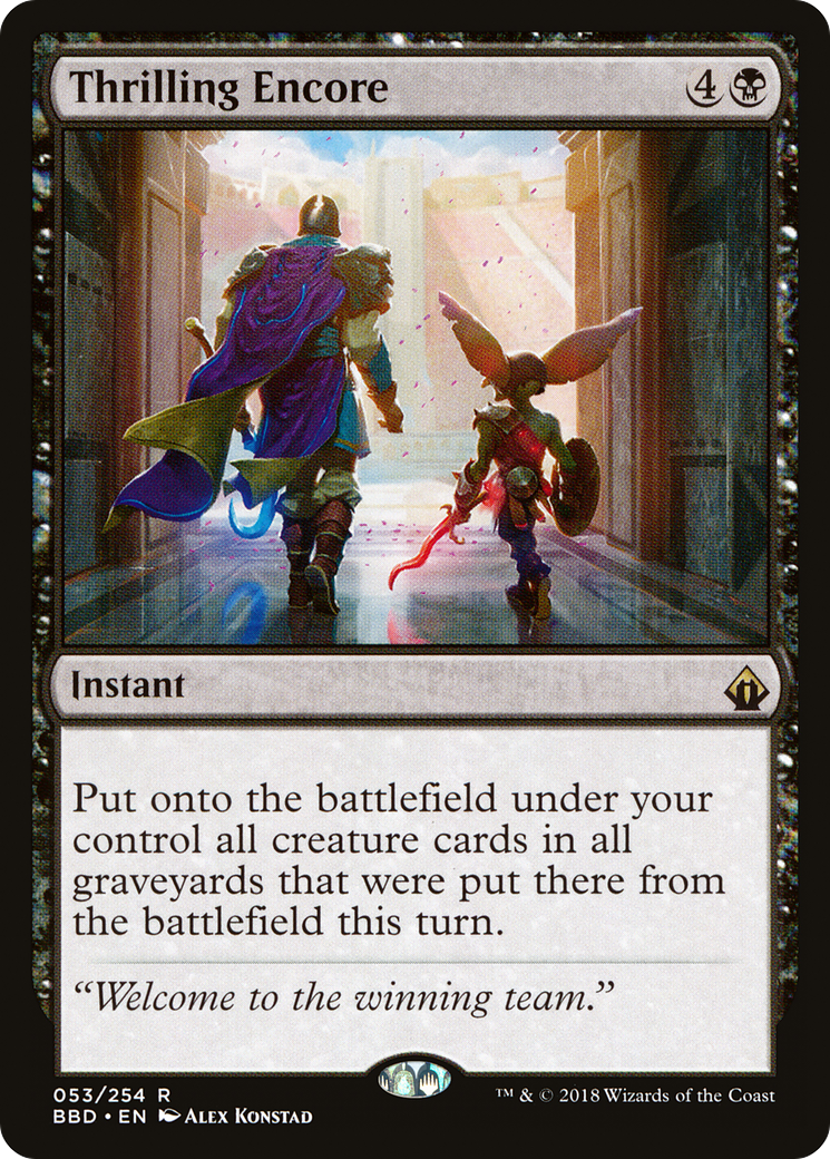 Thrilling Encore (BBD-053) [Battlebond]