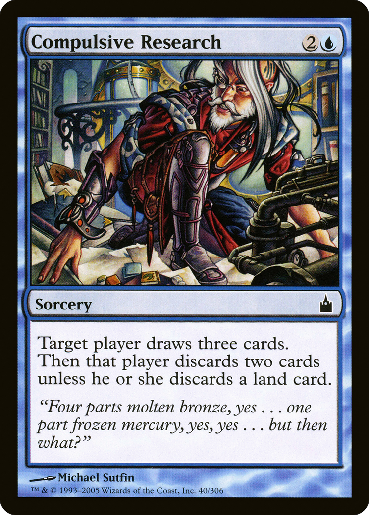 Compulsive Research (RAV-040) [Ravnica: City of Guilds]