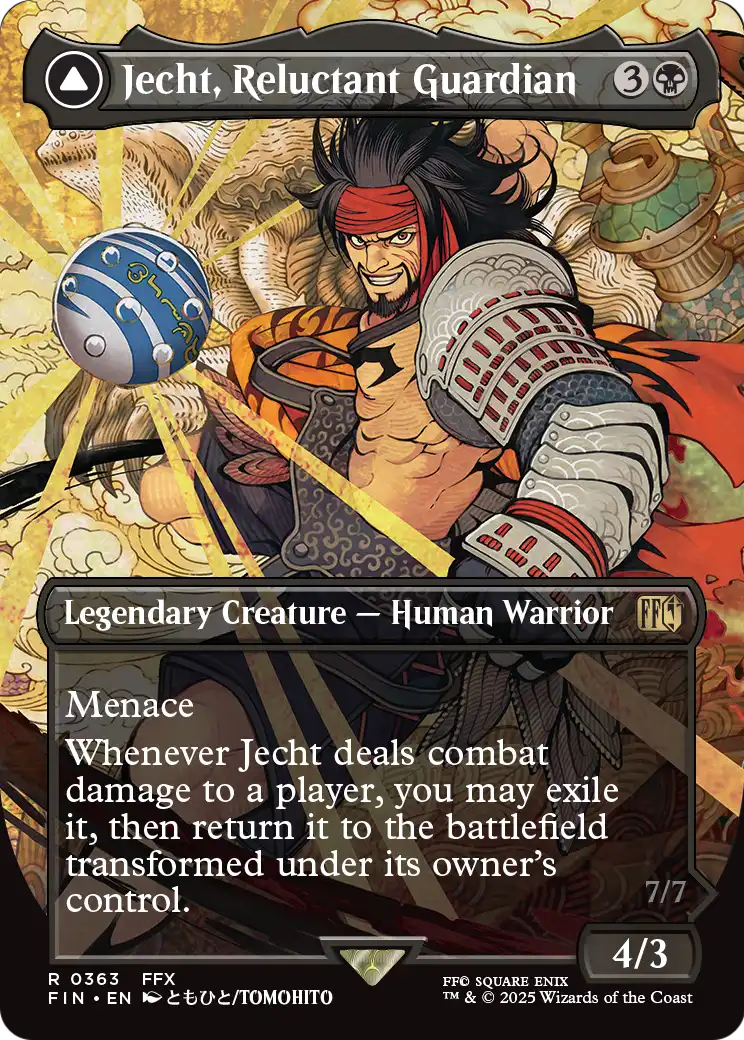 Jecht, Reluctant Guardian (Borderless) (FIN-363) [FINAL FANTASY] Foil