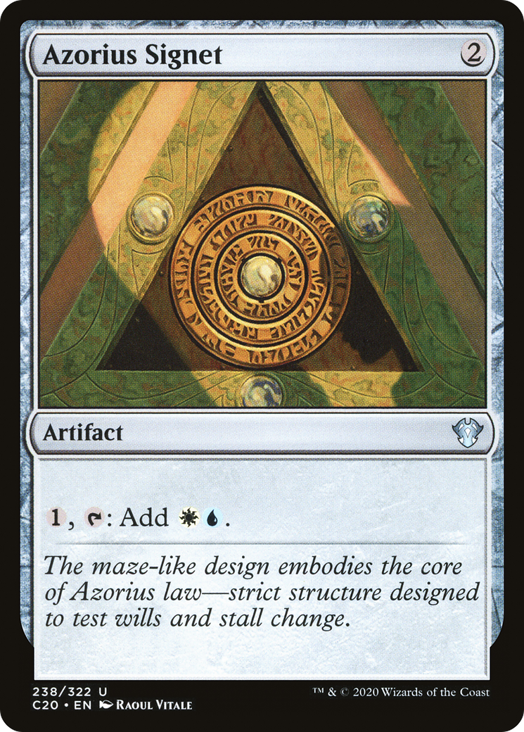 Azorius Signet (C20-238) [Commander 2020]