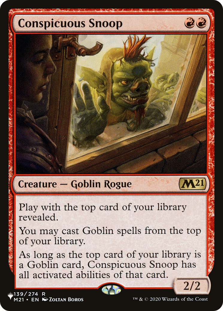 Conspicuous Snoop (LIST-M21-139) [The List]