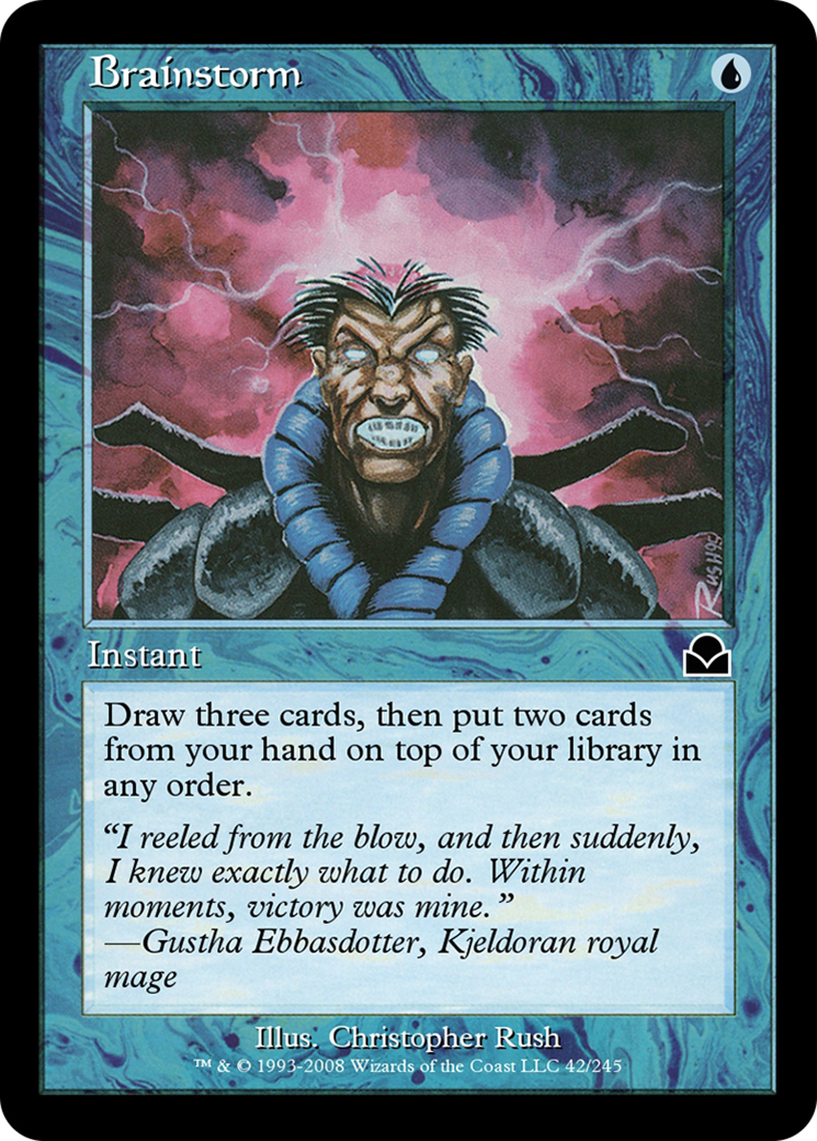 Brainstorm (ME2-042) [Masters Edition II] Foil