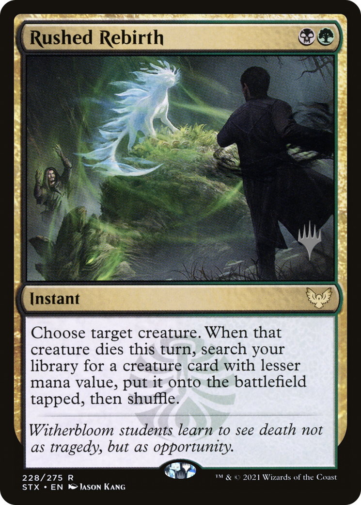Rushed Rebirth (PPSTX-228) [Promo Pack: Strixhaven: School of Mages Promos]