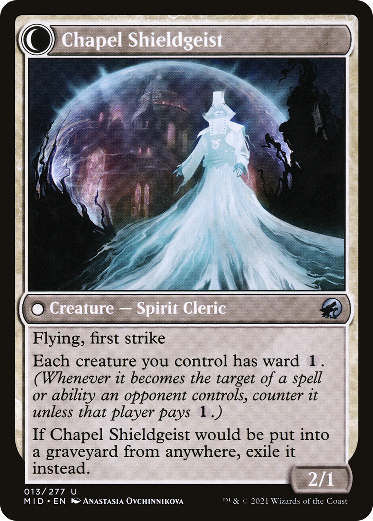 Chaplain of Alms (MID-013) [Innistrad: Midnight Hunt] Foil