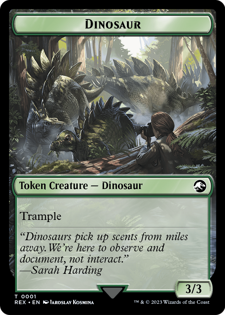 Dinosaur (TREX-001) [Jurassic World Collection Tokens]
