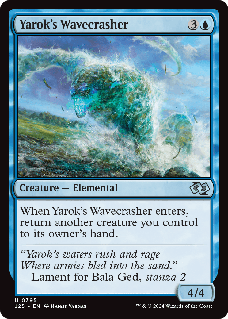 Yarok's Wavecrasher (J25-395) [Foundations Jumpstart]