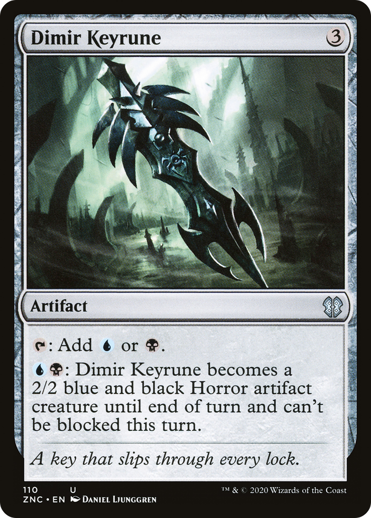 Dimir Keyrune (ZNC-110) [Zendikar Rising Commander]
