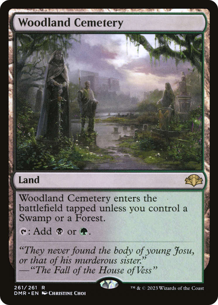 Woodland Cemetery (DMR-261) [Dominaria Remastered] Foil
