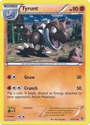 Tyrunt (Cosmos Holo) (061/111) [Miscellaneous Cards & Products] Holofoil - Promo