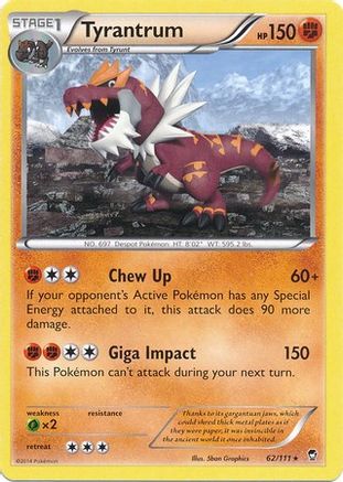 Tyrantrum (Cosmos Holo) (062/111) [Miscellaneous Cards & Products] Holofoil - Promo