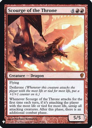 Scourge of the Throne (LIST-035) [The List Reprints]