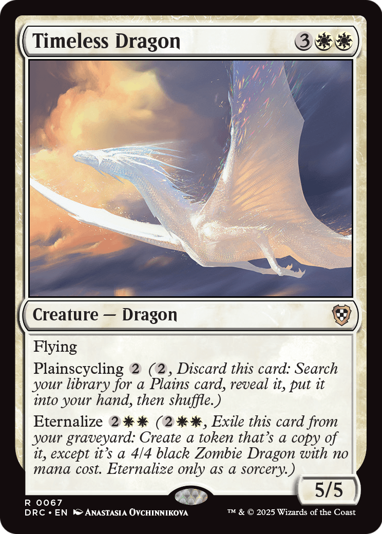 Timeless Dragon (DRC-067) [Commander: Aetherdrift]