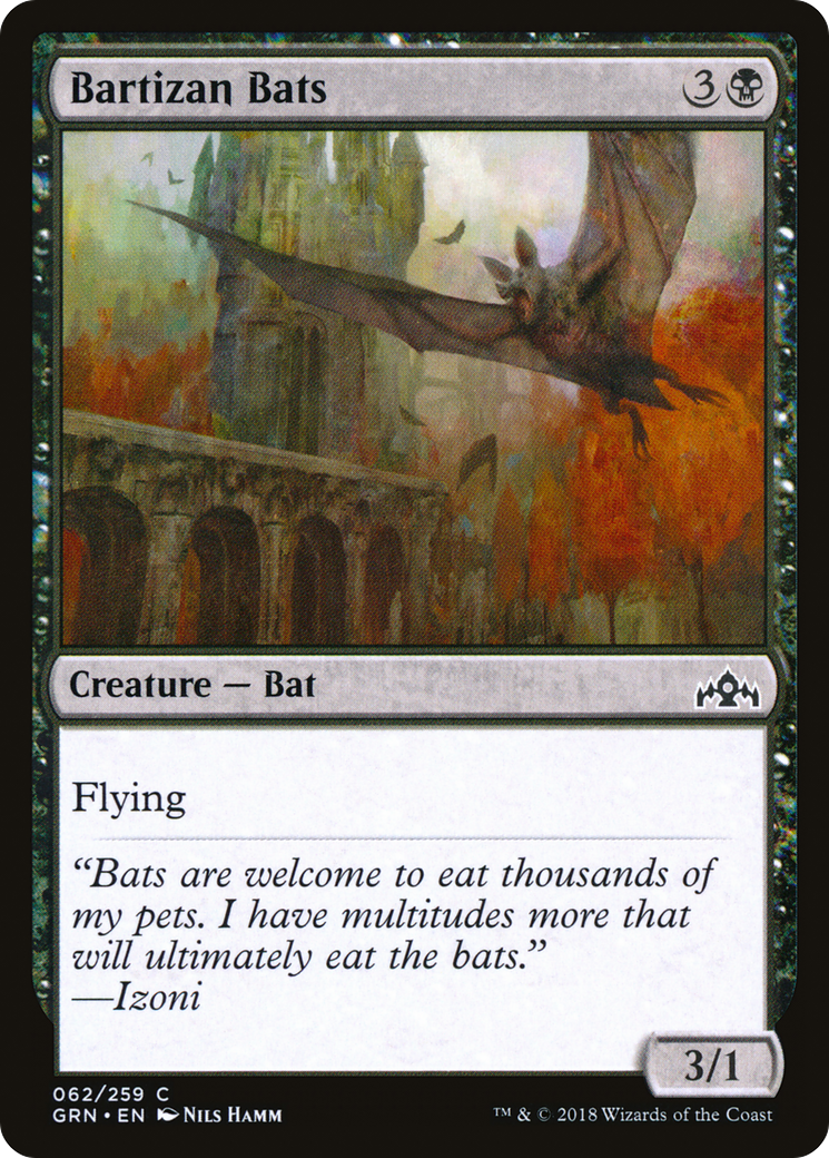 Bartizan Bats (GRN-062) [Guilds of Ravnica]