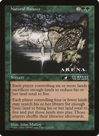 Natural Balance (4th Place) (Arena League) [Oversize Cards]
