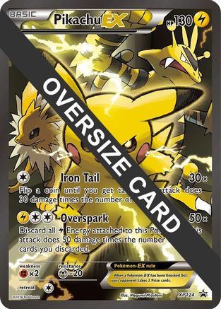 Pikachu EX - XY124 (XY124) [Jumbo Cards] Holofoil - Promo