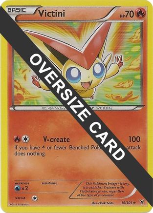 Victini (15/101) [Jumbo Cards] Holofoil - Promo
