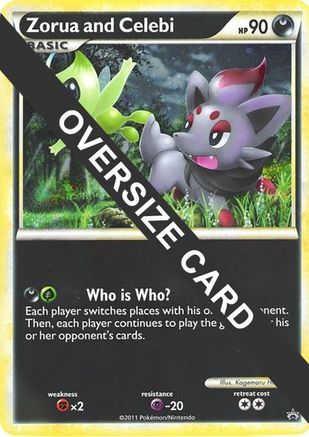 Zorua and Celebi (Black and White Tour Promo) [Jumbo Cards] Holofoil - Promo