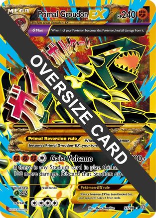 Primal Groudon EX (97/98) [Jumbo Cards] Holofoil - Promo