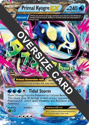 Primal Kyogre EX (55/160) [Jumbo Cards] Holofoil - Promo
