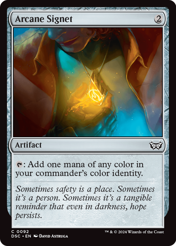 Arcane Signet (DSC-092) [Duskmourn: House of Horror Commander]