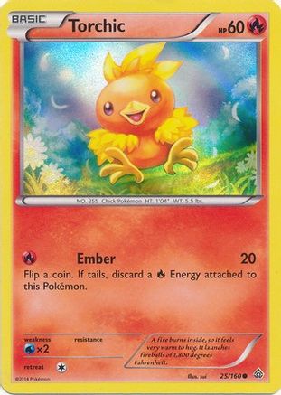 Torchic (Sheen Holo) (025/160) [Miscellaneous Cards & Products] Holofoil - Promo
