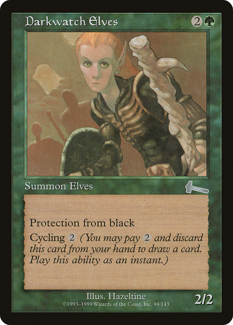 Darkwatch Elves (ULG-099) [Urza's Legacy] Foil