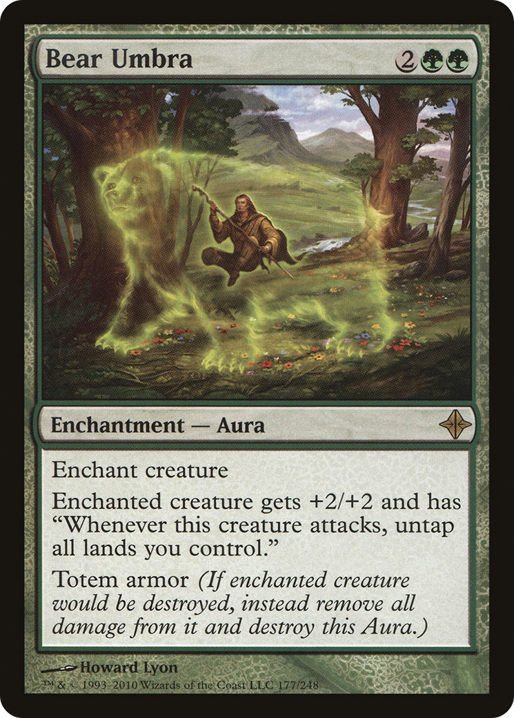 Bear Umbra (ROE-177) [Rise of the Eldrazi] Foil