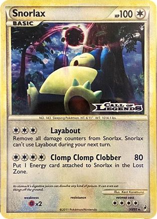 Snorlax (Prerelease) (33/95) [Nintendo Promos] Holofoil - Promo