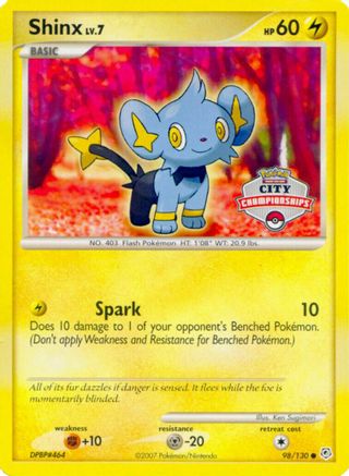 Shinx (City Championships) (98/130) [Nintendo Promos] - Promo