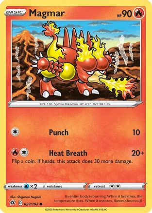 Magmar (029/192) [SWSH02 Rebel Clash] - Common