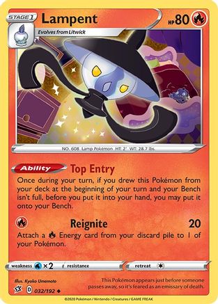 Lampent (032/192) [SWSH02 Rebel Clash] - Uncommon
