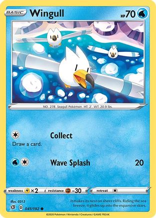 Wingull (041/192) [SWSH02 Rebel Clash] - Common