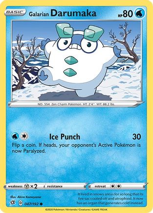 Galarian Darumaka (047/192) [SWSH02 Rebel Clash] - Common