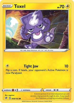 Toxel (068/192) [SWSH02 Rebel Clash] - Common