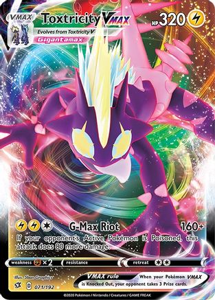 Toxtricity VMAX (071/192) [SWSH02 Rebel Clash] Holofoil - Ultra Rare